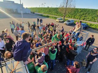 Over de paal